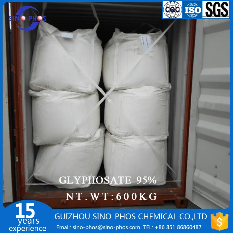 Agrochemical Herbicide Glyphosate 95% TC, 50% SP, 41% IPA Salt SL