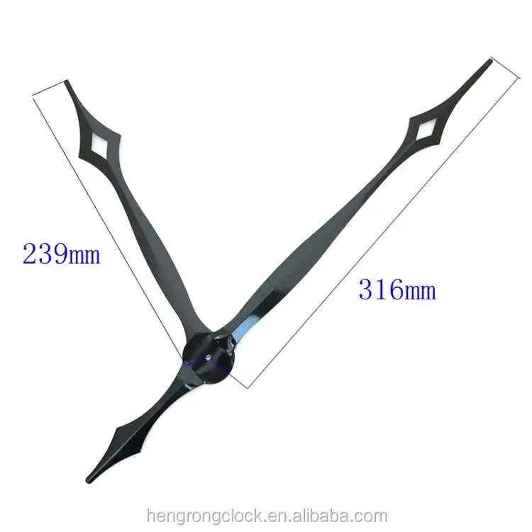 Oversized Modern Decorative 17 1/2 inch 450mm Long Clock Hands Big Clock Hands Large Clock Hands