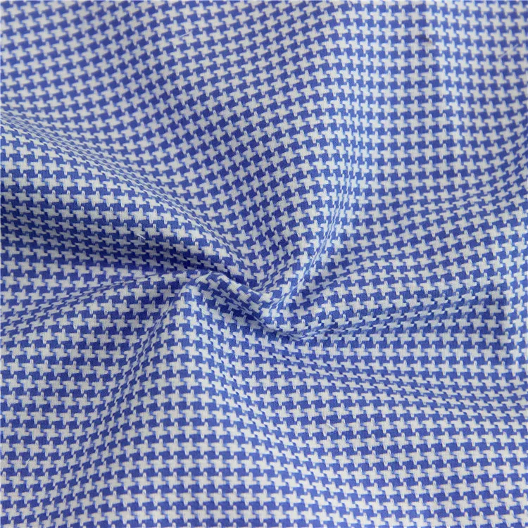 100 cotton yarn dyed houndstooth shirt fabric
