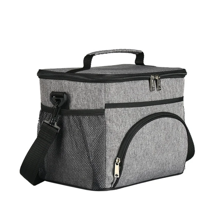 Wholesale Durable Large Capacity Insulated Square Cooler Bag for Picnic/Take-away
