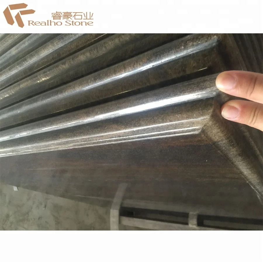 High Quality Natural Stone Polished Dark Brown Granite Kitchen Countertops Bathroom Vanity Tops