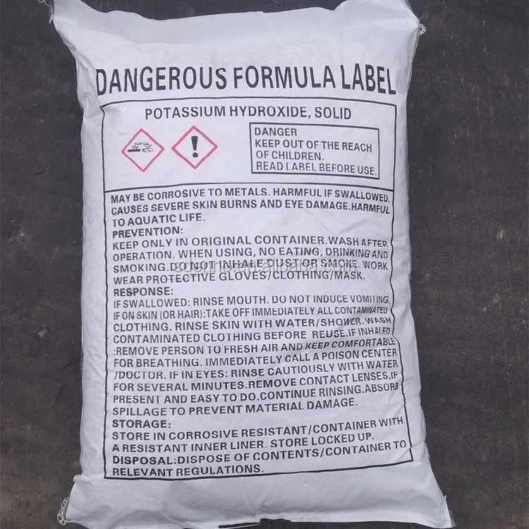 
White flake Potassium Hydroxide90%(Caustic Potash flake)KOH CAS No.130-58-3 