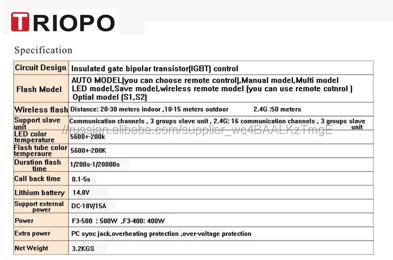 Professional TTL wireless outdoor strobe flash light with remote control and high speed sync
