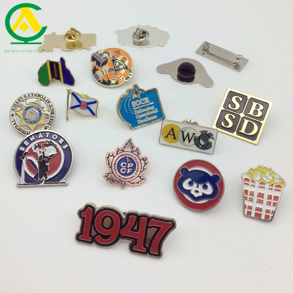 custom metal pin badge soft /pins  hard enamel s