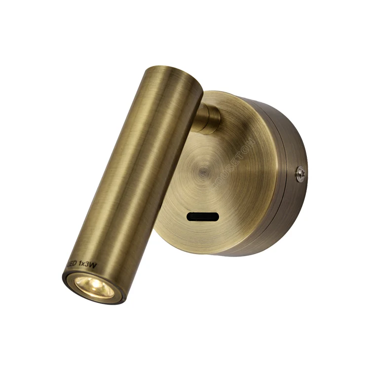 
Made in China hotel cheap decorative modern iron led bedside headboard gold modern wall lamp reading lights 