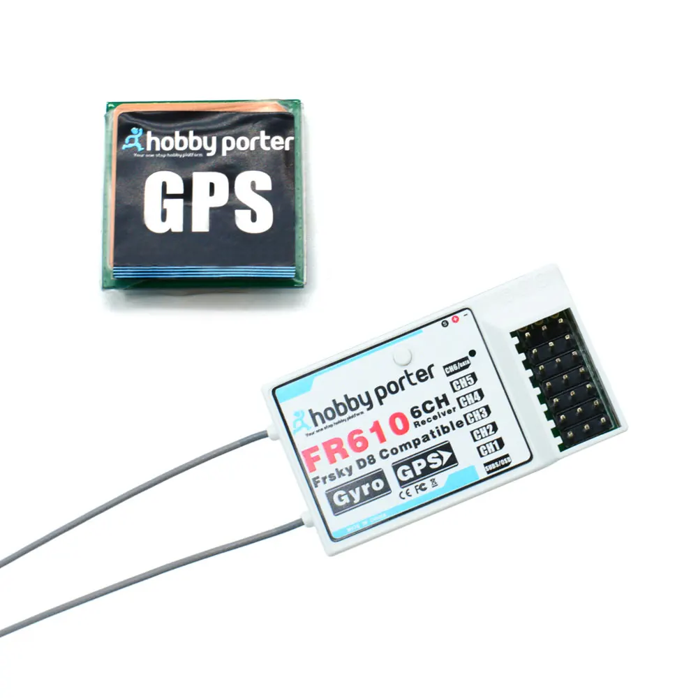 Hobby Porter FR610 6ch 6 axis Advanced Fixed Wing Flight Controller with GPS and Frsky compatible receiver