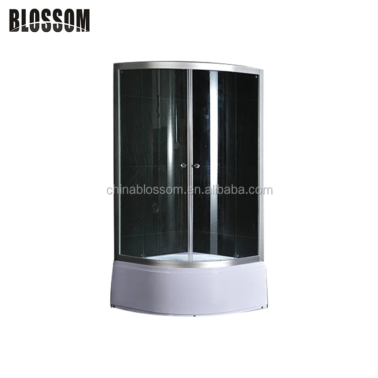 economic simple shower stall unit with acrylic  ABS tray