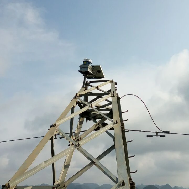 led flashing solar beacon crane light aircraft aviation obstruction solar powered navigation marine lantern warning lights