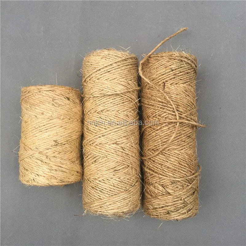 Sisal Textile Raw Material cat tree Manufactured Natural Color and White China Origin 350m/kg Sisal Yarn