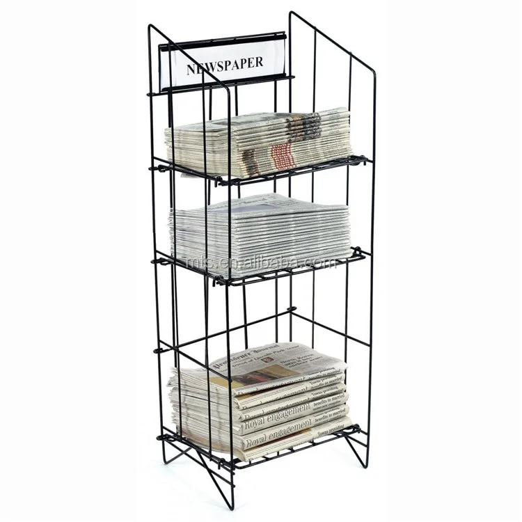 shop display book racks/newspaper display stand