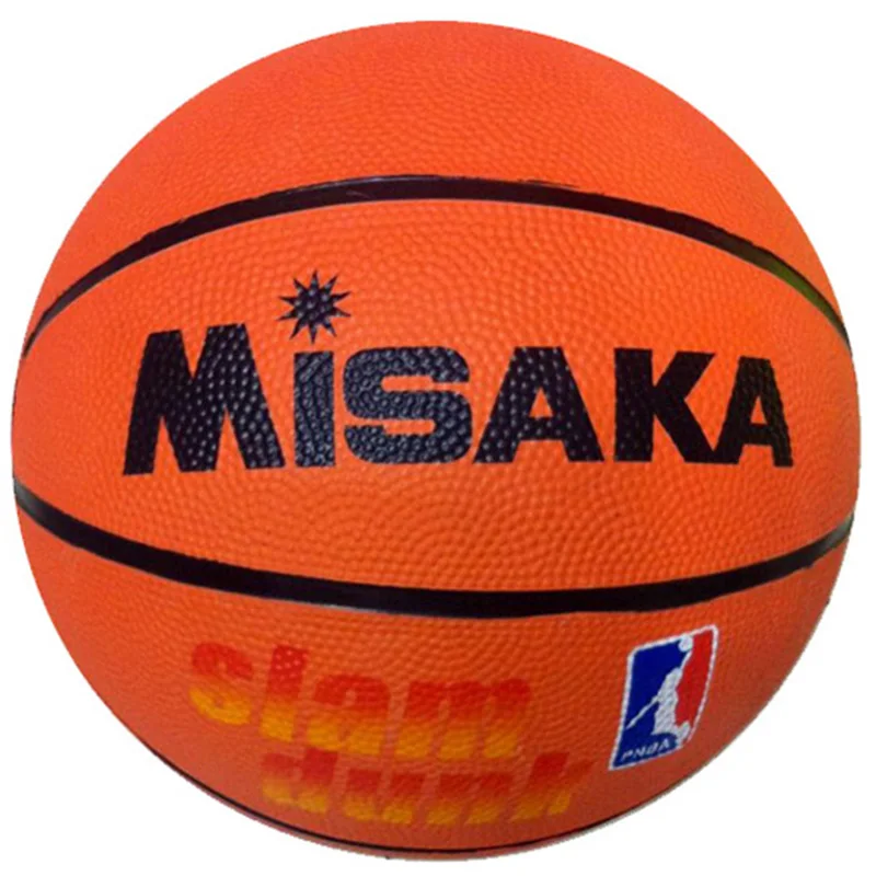 9.5 Inches Custom orange Rubber Basketball ball size 7 bulk packed wholesale price