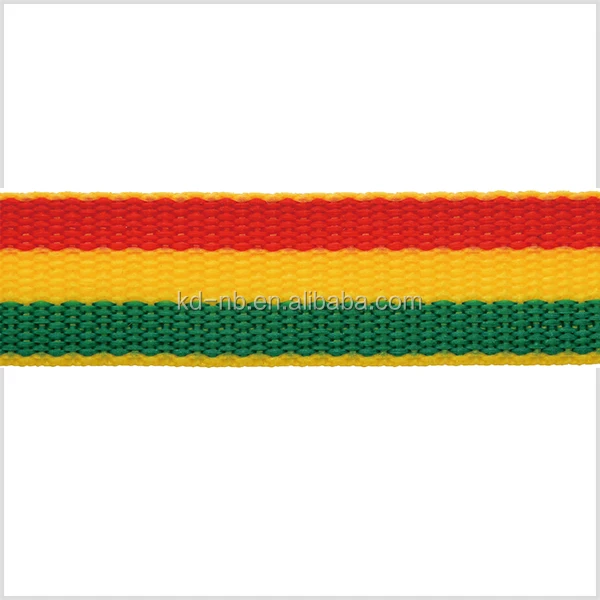 Colorful Heavyweight PP Woven Strap Webbing Tape band  for bag and Luggage and Waistband