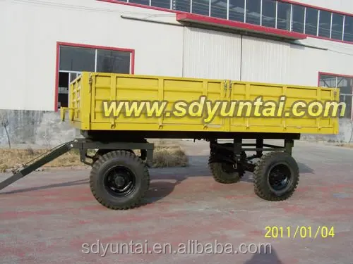 5 ton farm tipping four wheel tractor farm trailer