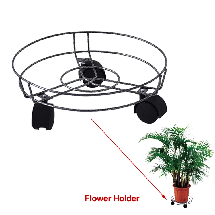 decoration removable metal flower plant pot rack stand holder