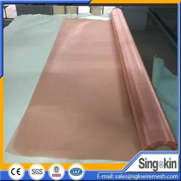 Горячие продажи 99.9% Pure проволока латунная сетка медный экран ткань