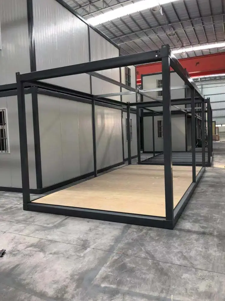 Low Price container home assembled folded steel structure sandwich panel house prefab modular modern container   house