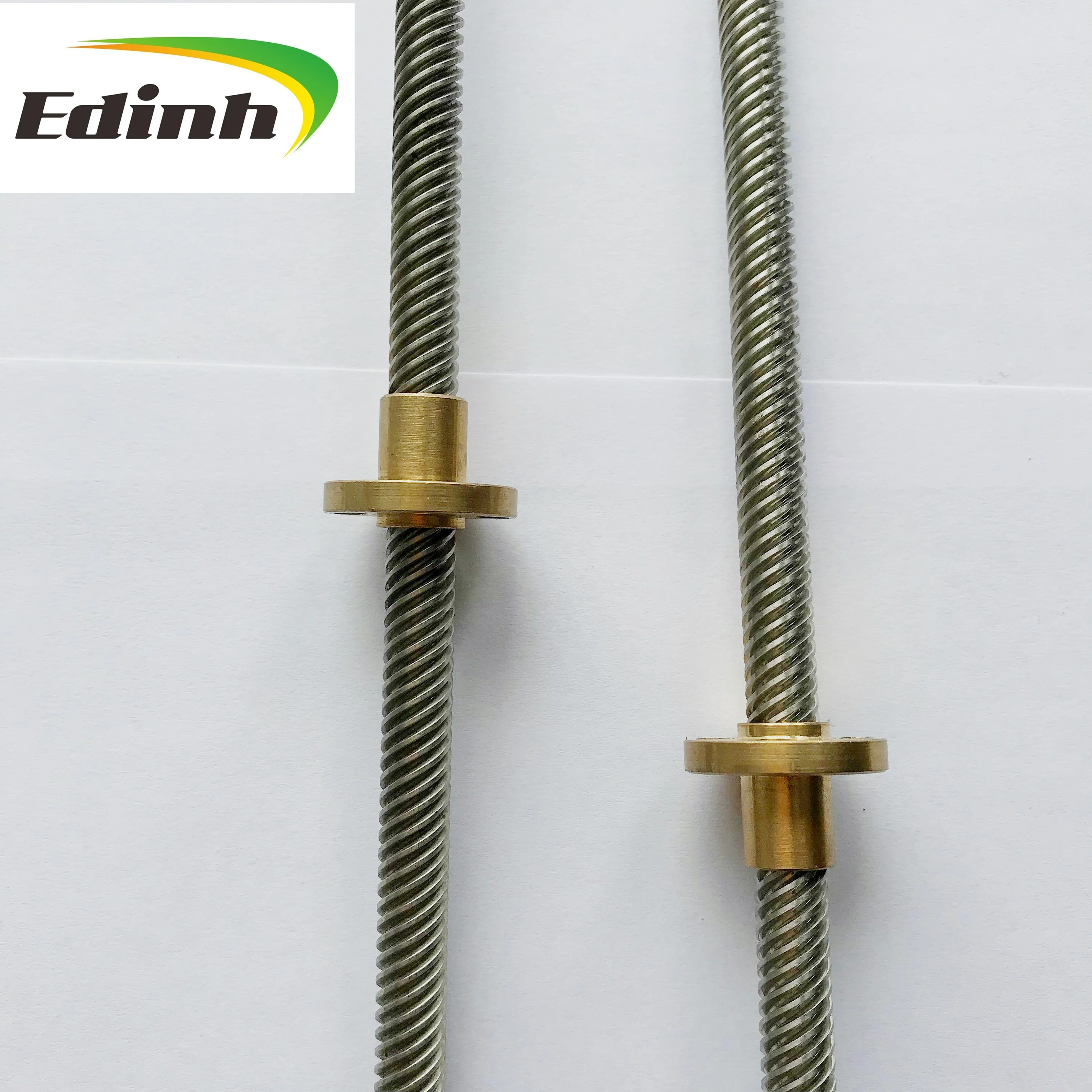 8mm 10mm lead screw with trapezoidal thread and brass nut