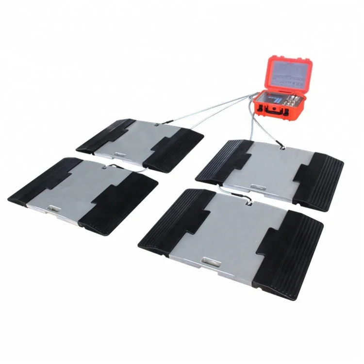 portable car axle truck weighing pads
