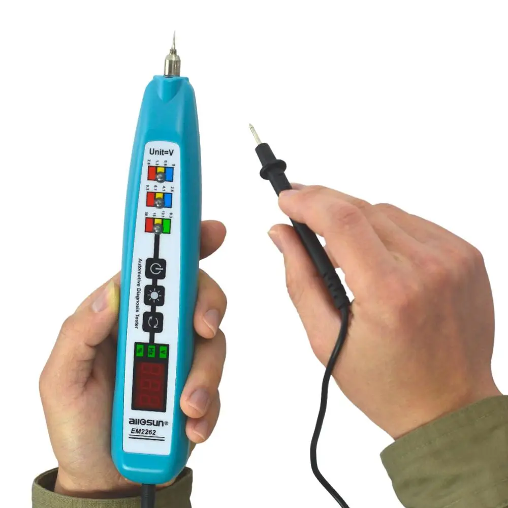 Allosun EM2262 Automotive Diagnosis Tool Multi-function Analyzer for Car  Duty Cycle Measurer Starter Motor Tester