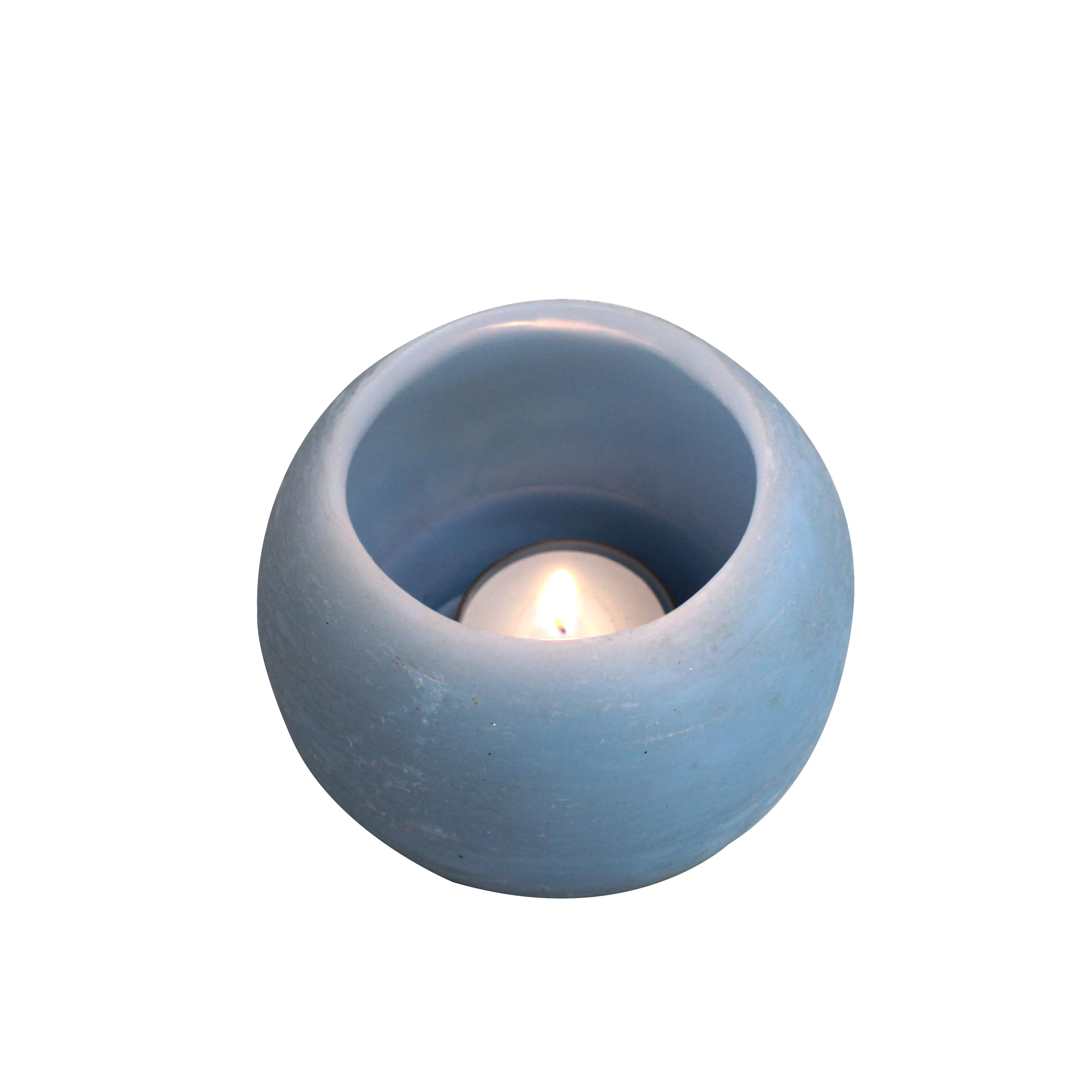 Allite ball shaped bowl candle with modle ww 472