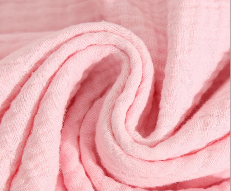 
cotton double - layer fabric gauze texture crepe cloth for dress 