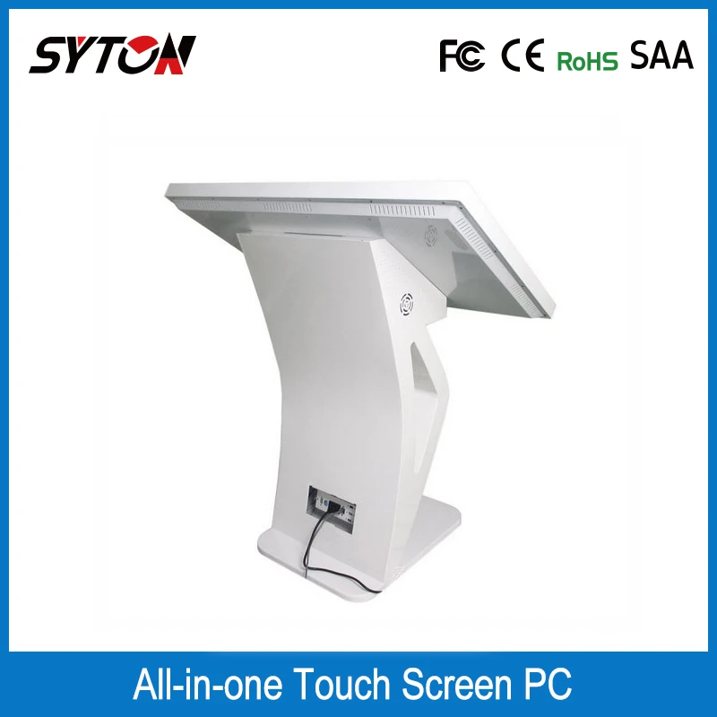 42 inch indoor advertising led tv display floor stand lcd touch screen advertising display