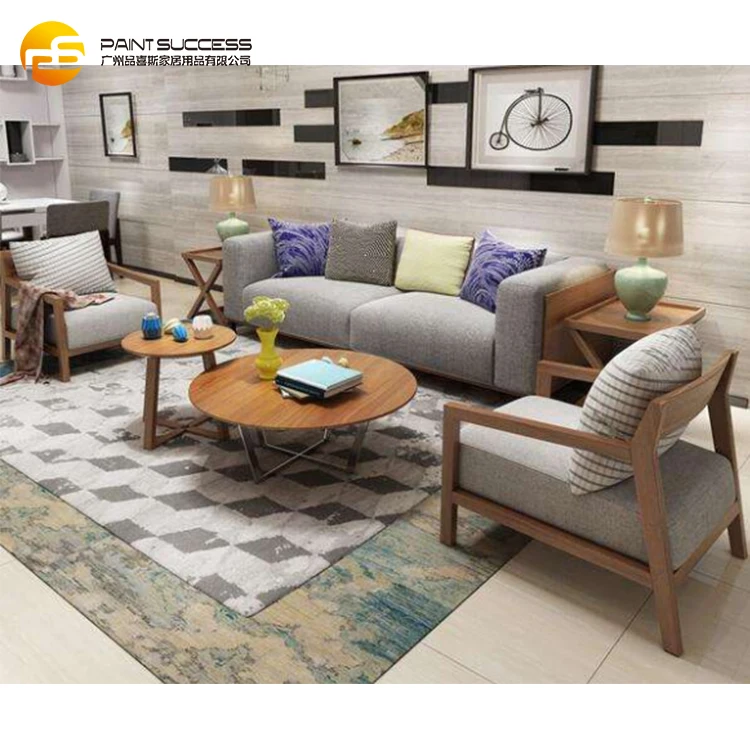 Custom Factory Price Wooden Sofa Design,Wood Sofa Furniture,Solid Wood Sofa Set