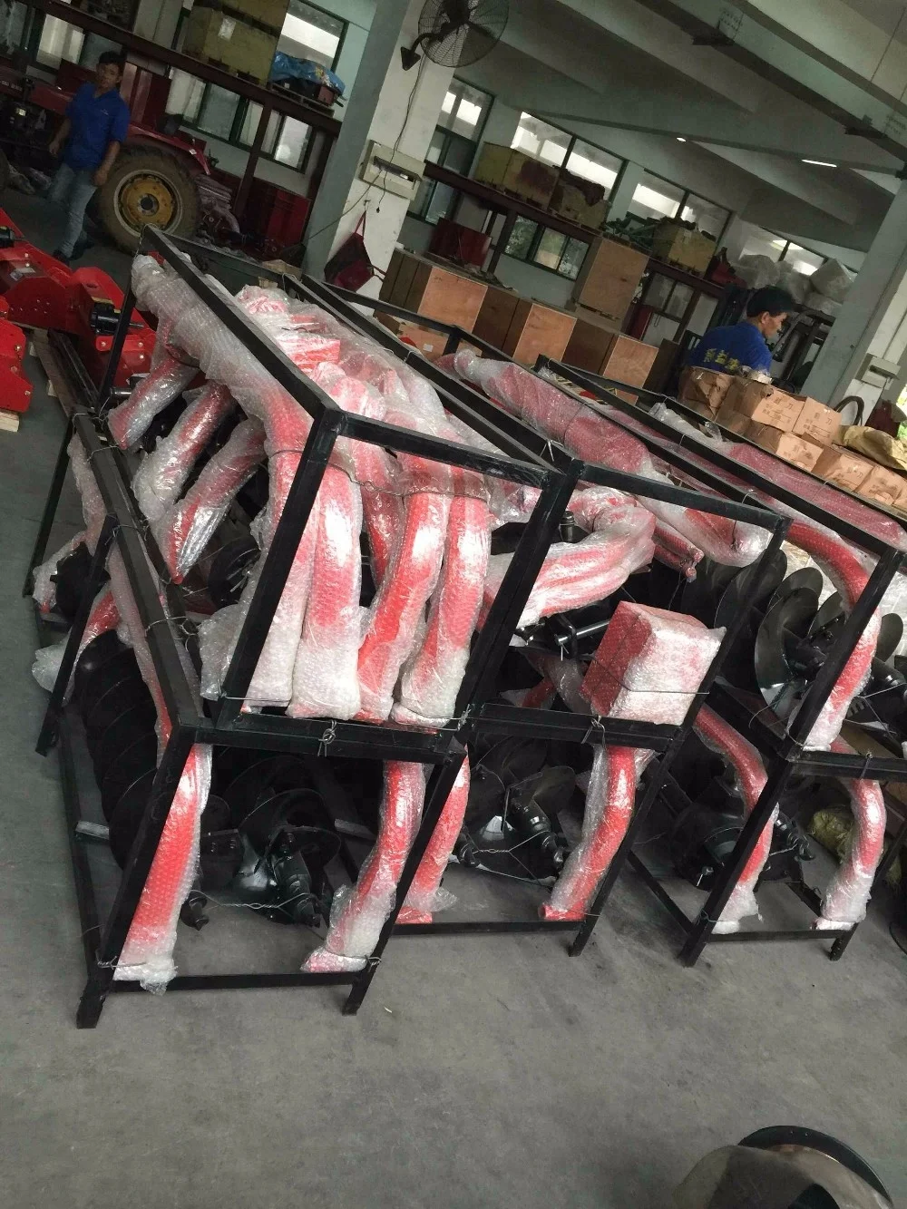 PTO driven 3 point Post Hole Auger tractor implements