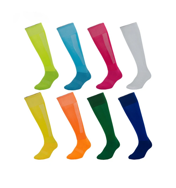 Wholesale Cheap Plain Soccer Socks Custom Breathable Sports Long Football Socks