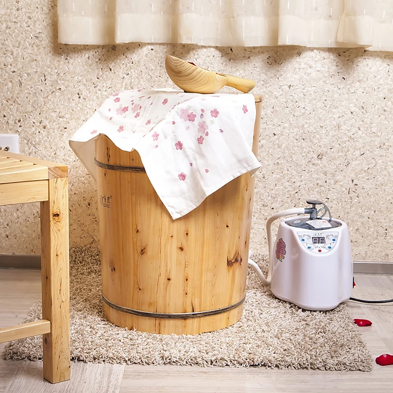 Steam Generator Foot Care Wooden Foot Bath Bucket