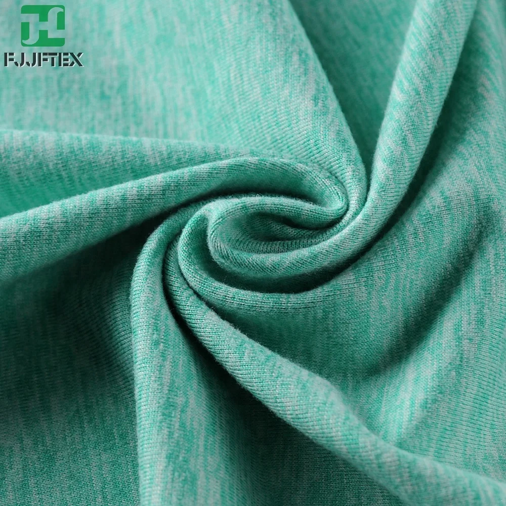 High elastane stretchable yarn dyed knitted polyester lycra sportswear leggings fabric