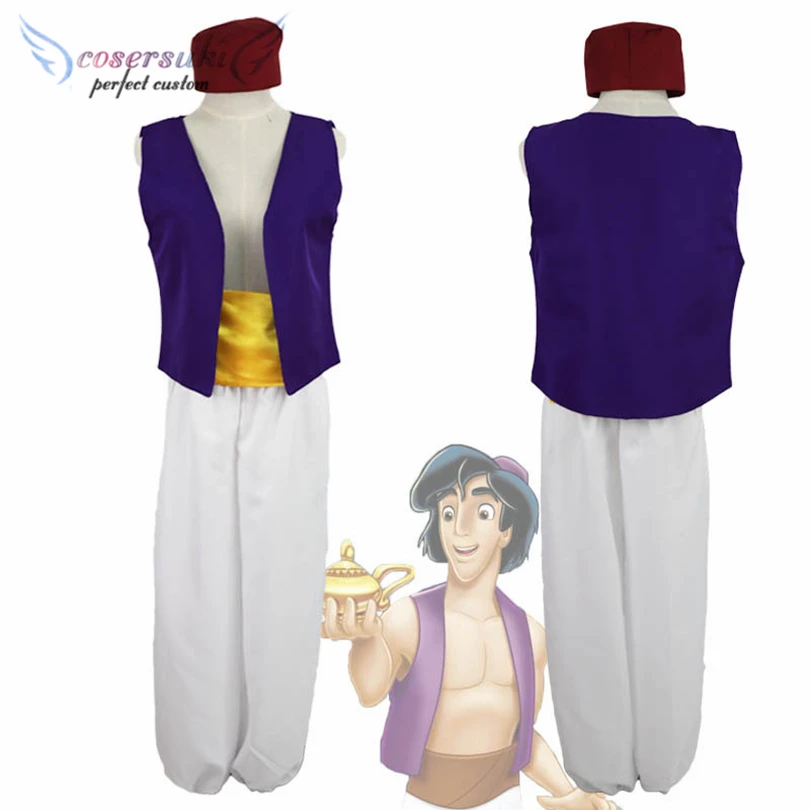 Магическая лампа сказочного принца с мужским костюмом Аладдина Ultra low, костюм на Хэллоуин, костюм для фильма, карнавальный костюм 2021