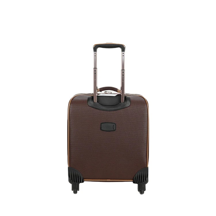 High Quality 20 Inch Travel Suitcase Hand Brown Luggage Bag For Men Women