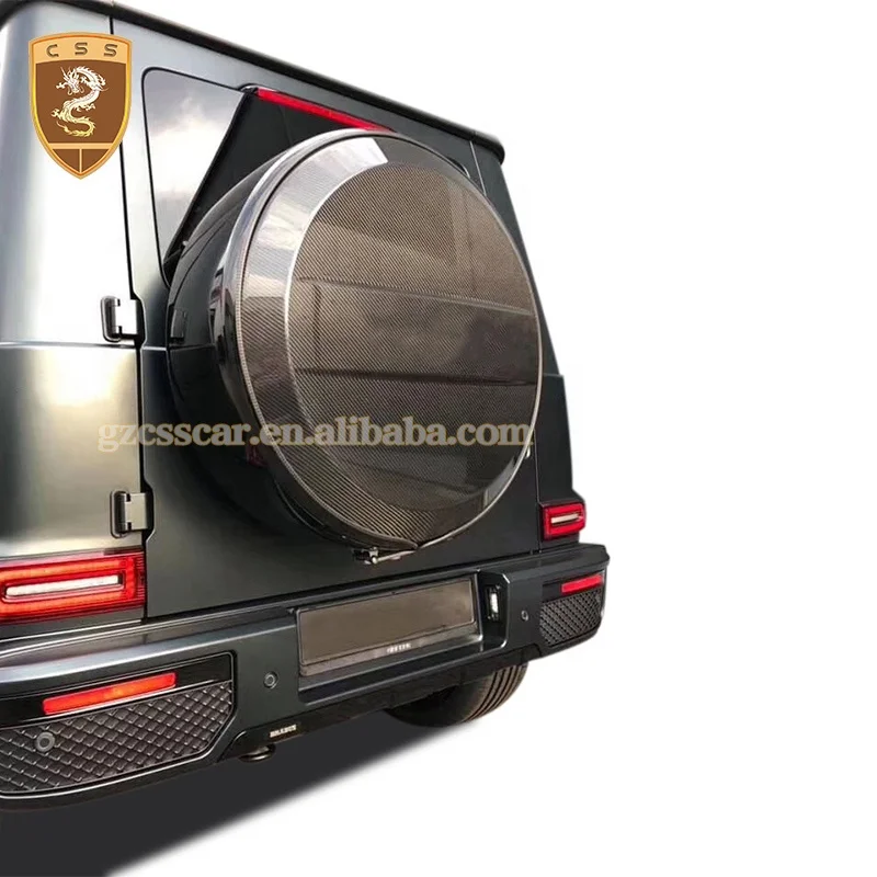 Новинка 2019 крышка запасного колеса G63 для автомобильных запчастей BZ G-Class W464 чехол заднего бампера материал из углеродного волокна