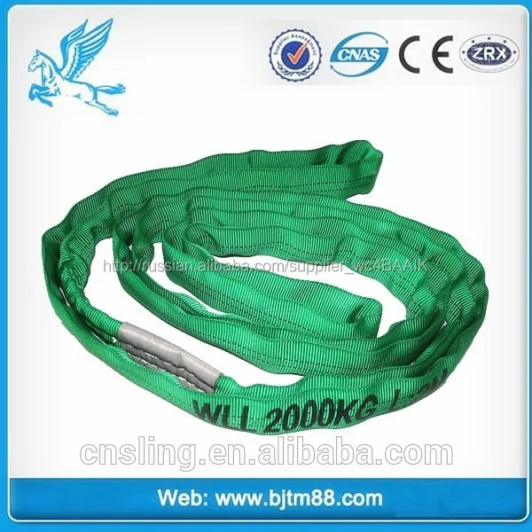Alibaba express soft round mast sling/eye eye polyester soft round sling