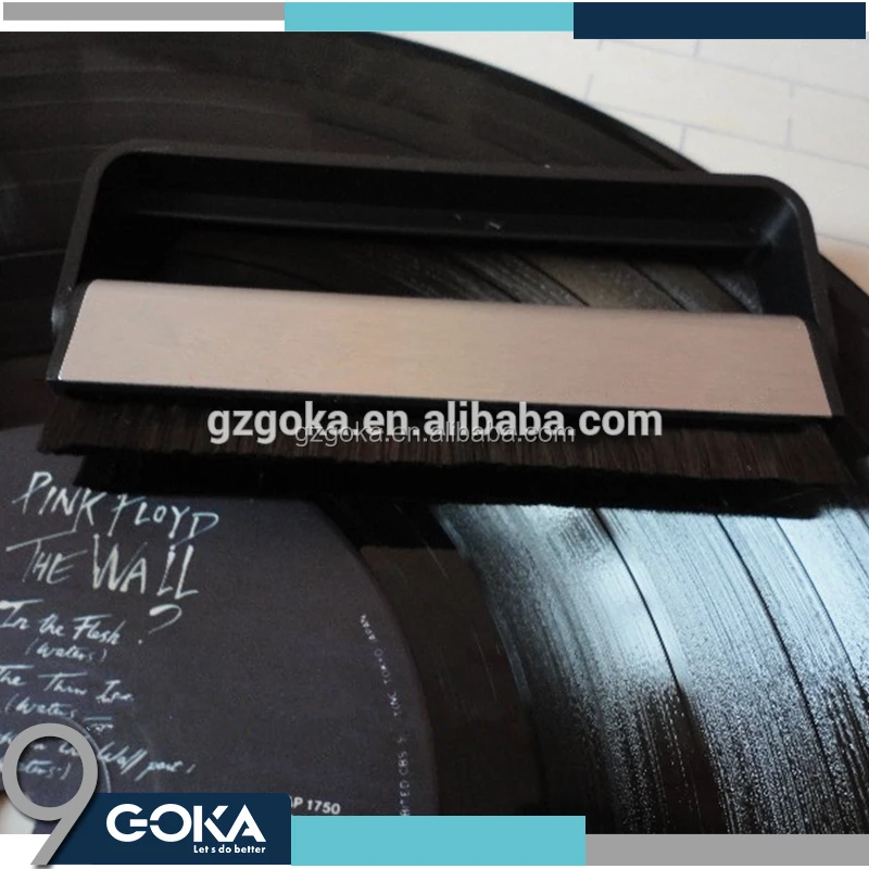 Винил углеродного волокна кисти Поворотный щетка LP проигрыватель Cleaner кисть