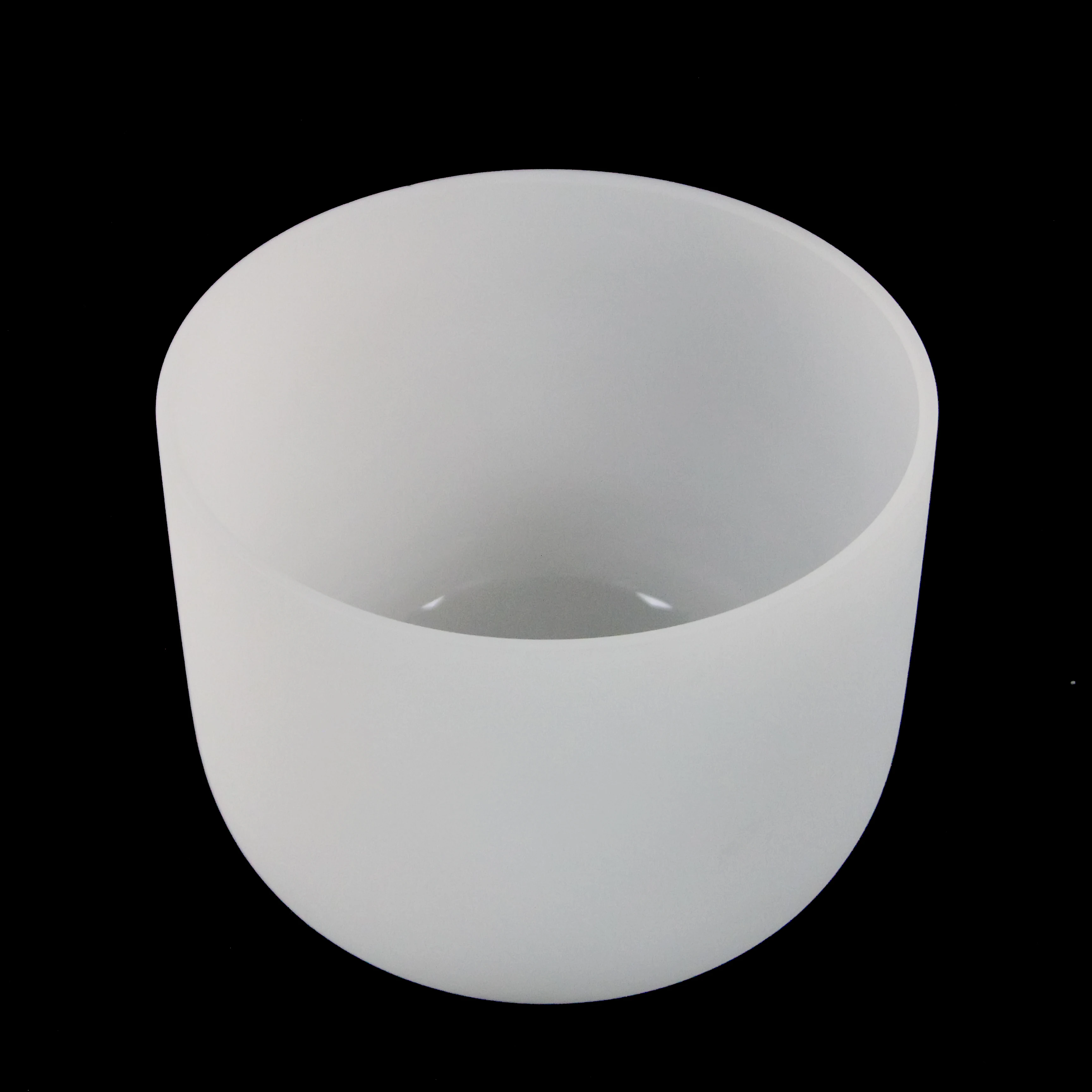 sound healing yoga meditation C D E F G A B C Note  milky white color quartz crystal singing bowl with free o-ring and mallet