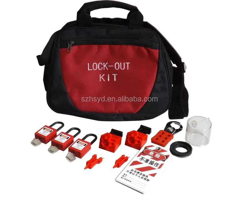 Including normal electric switch lockout Safety lock out tag out kits