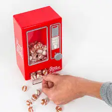 High Quality New Style Plastic Mini Vending Machine Candy dispenser