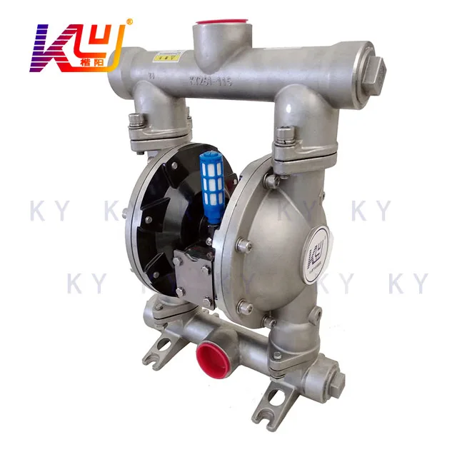 KY261-115 New Product Stainless Steel Pneumatic Diaphragm Pump Made In China Some Less Corrosive Liquid Media In General