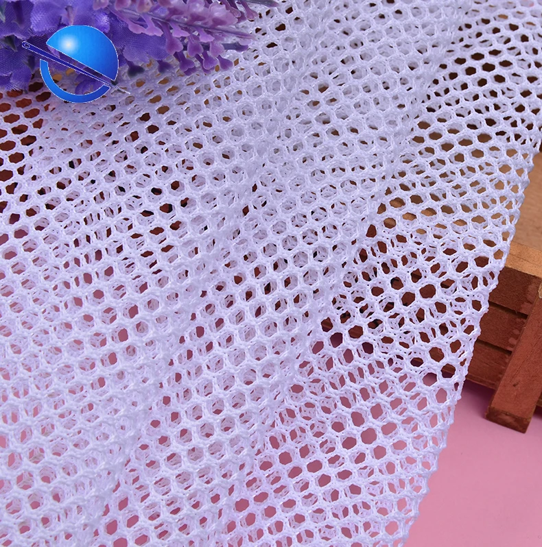 Changle Textile town оптовая продажа прочная полиэфирная жесткая сетчатая ткань для упаковки игрушек тканевая сумка внутренняя подкладка