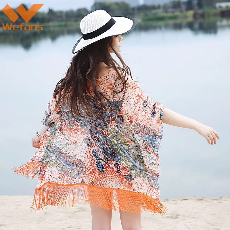 
Wefans New sunblock beachwear beach jumper summer blouses for tops women resort dress bikini top swimsuit with beach dress EBAY 