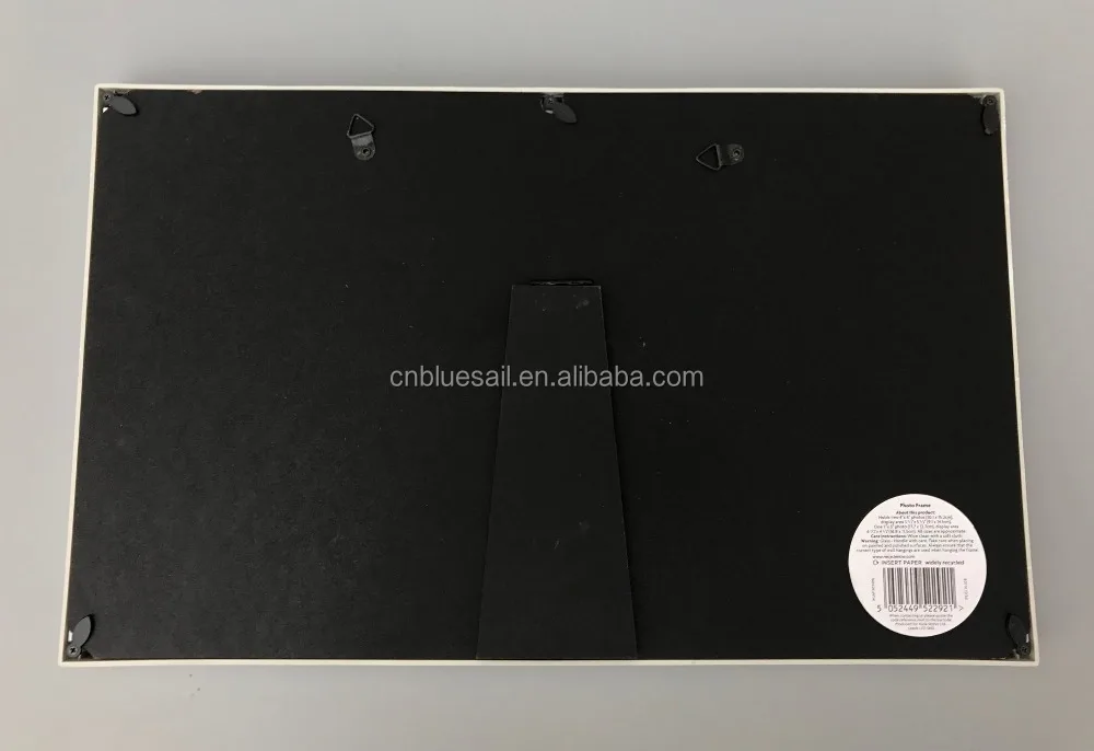 Plastic photo frame, White collage picture frame, Love laugh live picture frame