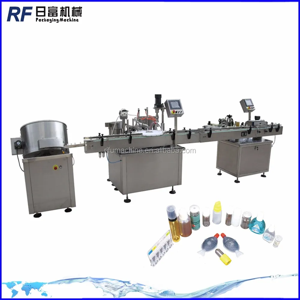 Bottle Line Pharmaceutical IV Solution Filling Production Line