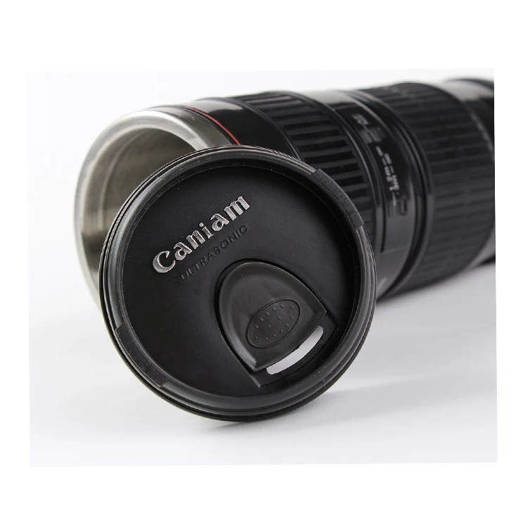Good Selling Factory Wholesale Caniam 70-200 Stainless Steel Camera Lens Water Drink Bottle