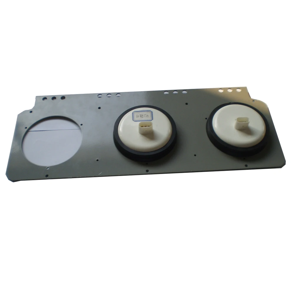 72 Piranha LED 4 Inch Round Truck Trailer Van Lorry Stop Turn Tail Combination Lights With 3 Hole Iron Base