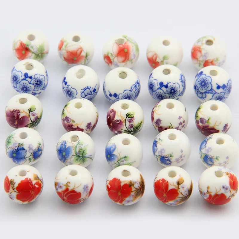 High quality beads wholesale ceramic porcelain beads for jewelry making