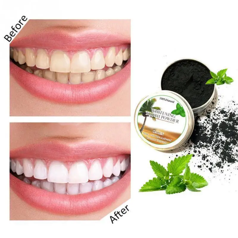 Wholesale Price Natural Safe Coconut Shell Fragrance Charcoal Teeth Whitening Powder