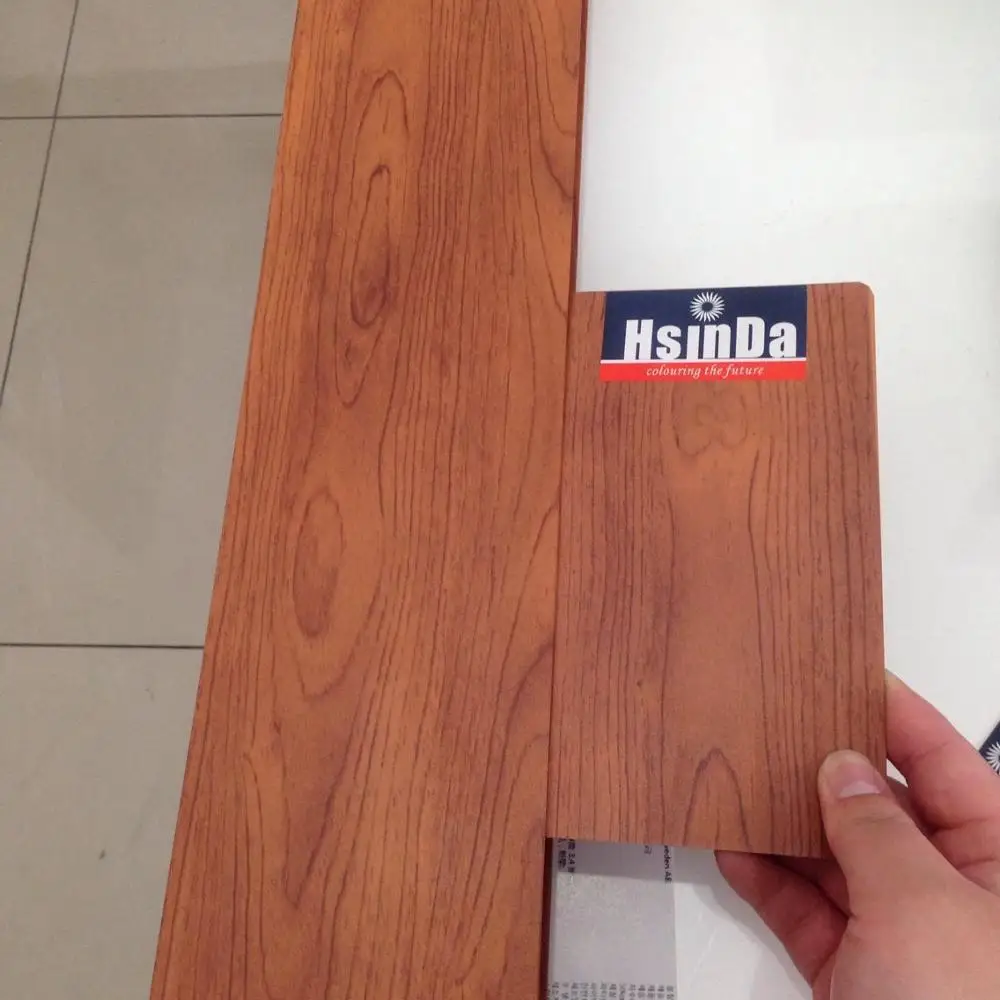 Высококачественное теплопередающее порошковое покрытие с эффектом древесины