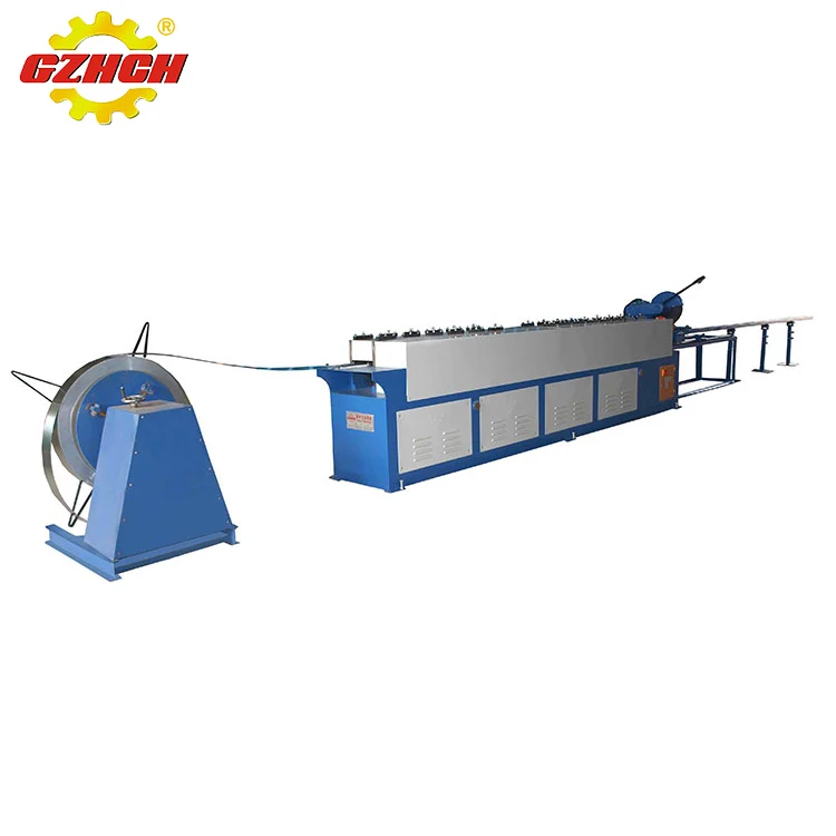 Professional automatic galvanized sheet square duct metal TDC flange forming machine